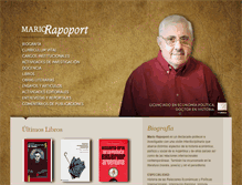 Tablet Screenshot of mariorapoport.com.ar